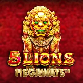 5 Lions Megaways logo – Slots by Pragmatic Play at Betcave Casino
