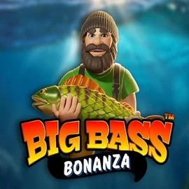 Slots logo of Big Bass Bonanza from Pragmatic Play at Betcave Casino