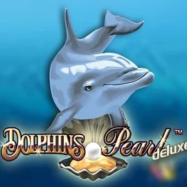 Dolphins Pearl Deluxe online game logo by Novomatic on betcave-casinos.es