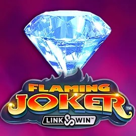 Flaming Joker Link and Win logo by Barstruck at Betcave Casino