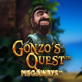 Gonzo's Quest Megaways logo – Slots by Red Tiger Gaming at Betcave Casino