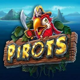 Official Slots logo: Pirots by ELK Studios at Betcave Casino
