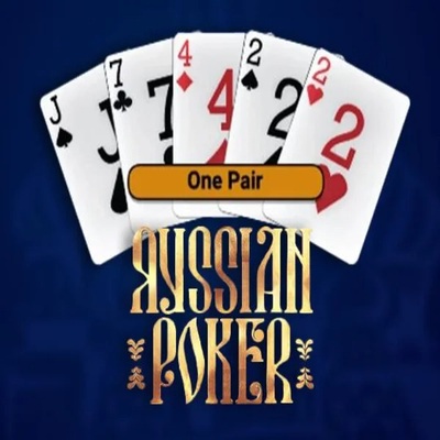 Russian Poker slot visual from OneTouch Games available on betcave-casinos.es
