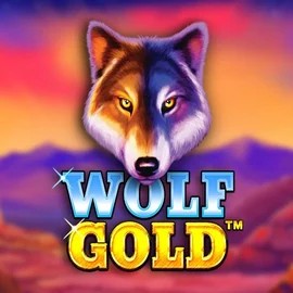 Slots logo of Wolf Gold from Pragmatic Play at Betcave Casino